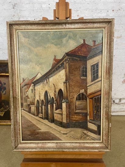 C.K. Vanaulinbor - Old street
Oil on canvas...