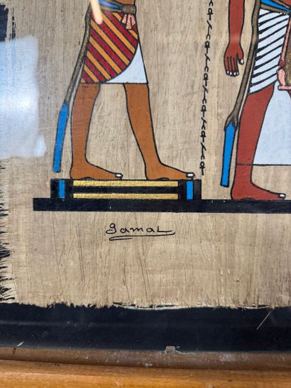 Gamal - Ramses II blessed by Horus and Thoth
Egyptian-style...