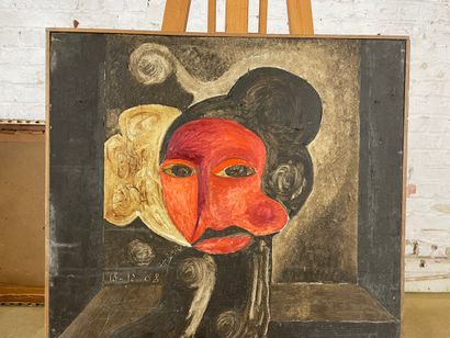 Henri - Man with Red Mask, 1968
Oil on canvas...