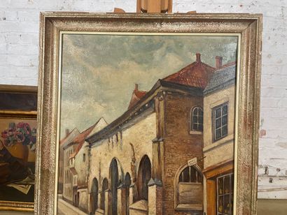 C.K. Vanaulinbor - Old street
Oil on canvas...