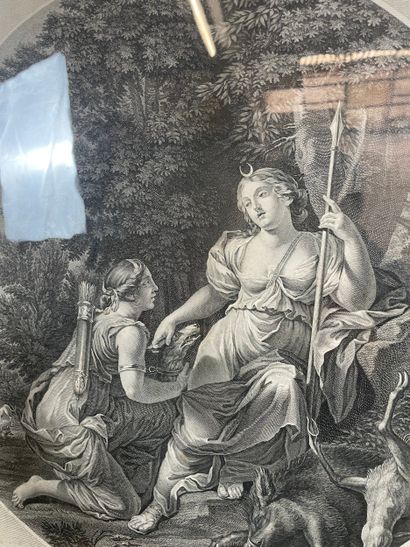 Christian Schenau (18th) - Diana's rest
Intaglio...