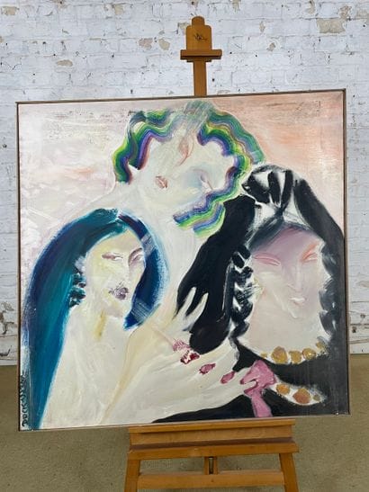 Marianne Dock - Composition aux trois portraits...