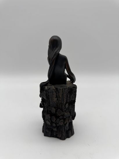 Giovanni Schoeman (1940-1980) - Wood Nymph
Bronze...