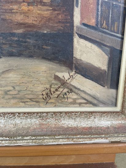 C.K. Vanaulinbor - Old street
Oil on canvas...
