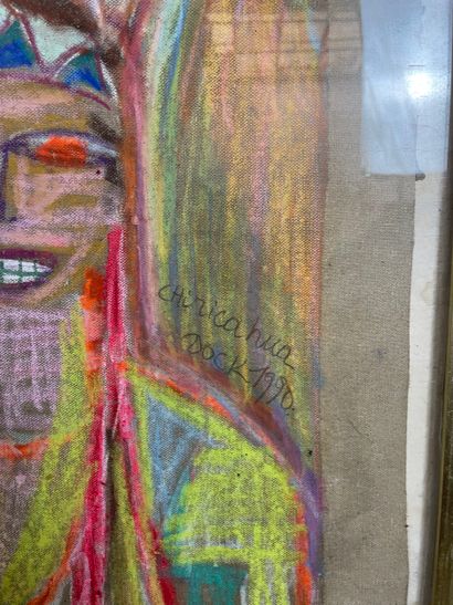 Mariane Dock - Chiricahua, 1990
Oil pastel...