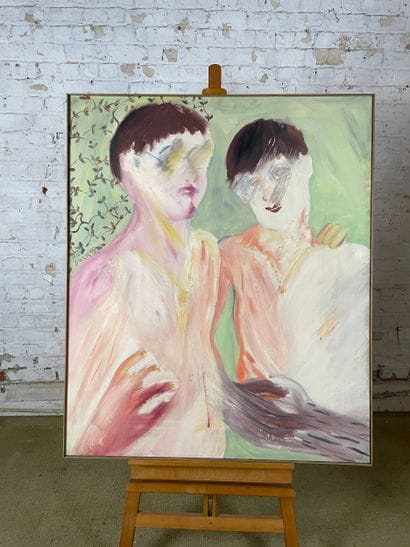 Marianne Dock - Hazelnuts
Oil on canvas depicting...