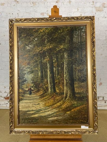 Path at Rouge-Cloître
Oil on canvas depicting...