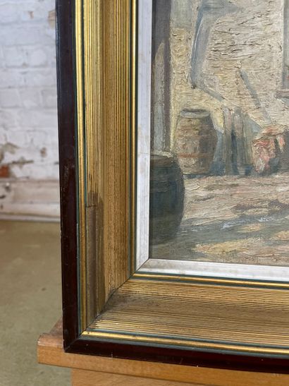 Fr. Persoons - Shady courtyard
Oil on canvas...