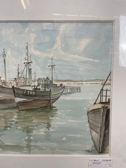 M. Meert - Marine
Watercolor depicting fishing...