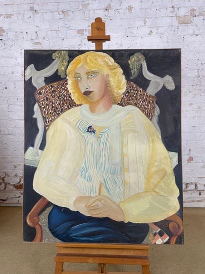 Marianne Dock - Blonde woman with marine...