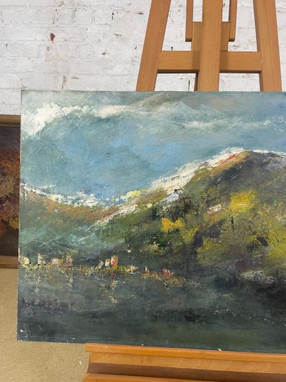 Mountain landscape - XX century
Oil on isorel...