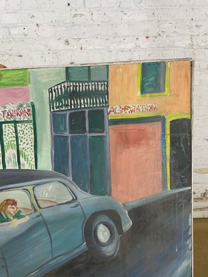 Marianne Dock - Les vitrines
Oil on canvas...
