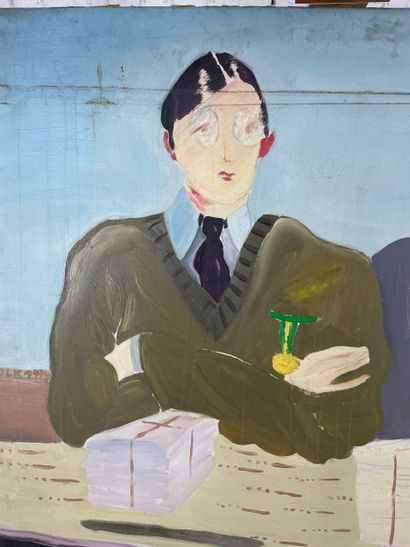 Marianne Dock - The two first prizes 
Oil...