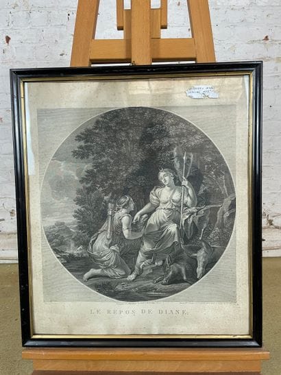 Christian Schenau (18th) - Diana's rest
Intaglio...