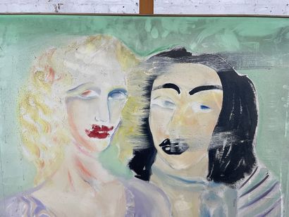 Marianne Dock - Assorted Couple, 1973
Oil...