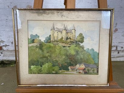 Watercolor - Castle on a hill
Watercolor...