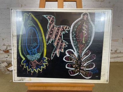 Mariane Dock - Parasite series, 1999
Oil...