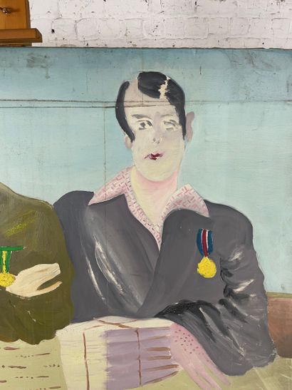 Marianne Dock - The two first prizes 
Oil...