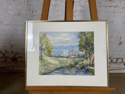 F. van Bronfiles - Composition to be identified
Watercolor...