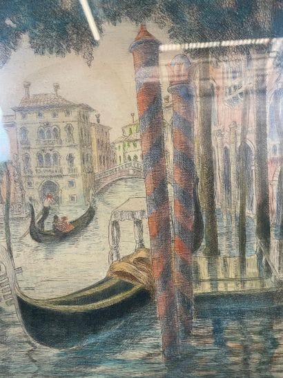 Fernand Rousseau (1892-1971) - In Venice
Color...