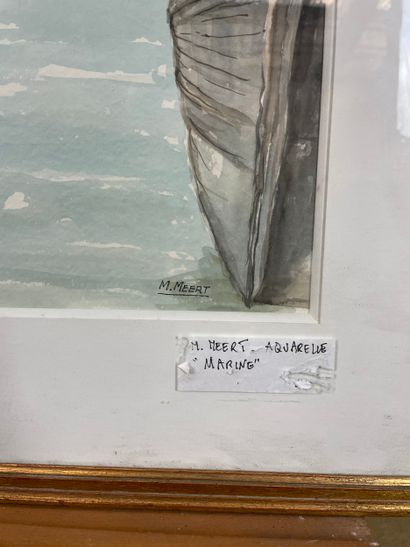 M. Meert - Marine
Watercolor depicting fishing...
