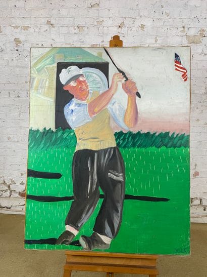 Marianne Dock - Golf extra, 1971
Oil on canvas...