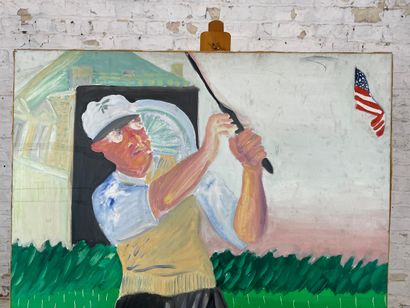 Marianne Dock - Golf extra, 1971
Oil on canvas...