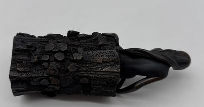 Giovanni Schoeman (1940-1980) - Wood Nymph
Bronze...