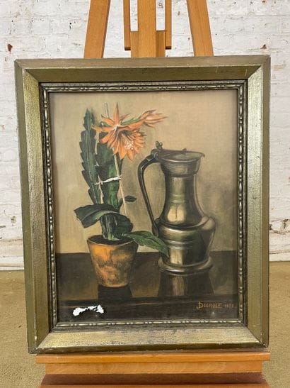 Degroef - Still Life with Cactus, 1932, after...