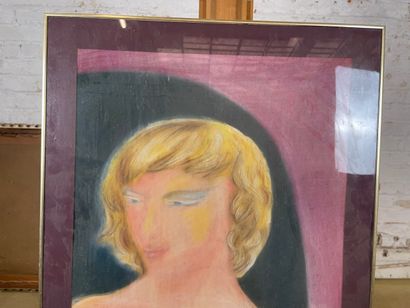 Marianne Dock - Blonde woman with purple...
