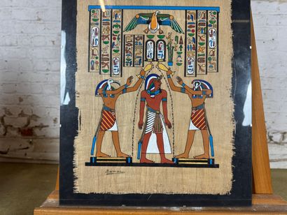 Gamal - Ramses II blessed by Horus and Thoth
Egyptian-style...