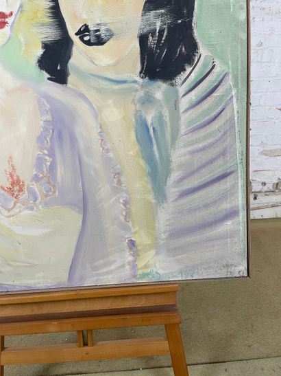Marianne Dock - Assorted Couple, 1973
Oil...