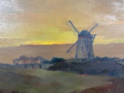 Philémon Berckman (1913-1994) - Old mill...