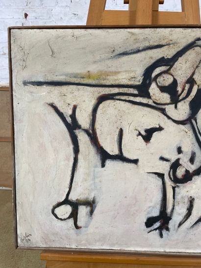 Colin - Abstract composition, 1984
Oil on...