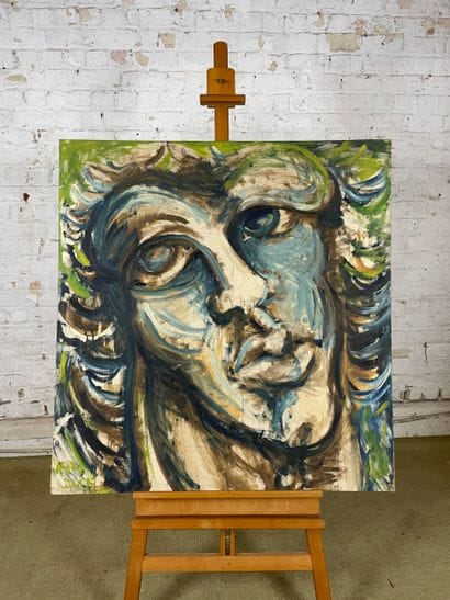 Marianne Dock - Composition visage (1971)
Oil...