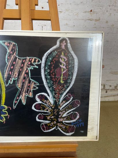 Mariane Dock - Parasite series, 1999
Oil...