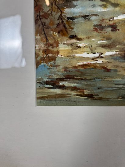 Françoise Vandervondelen - Autumn landscape
Watercolor...