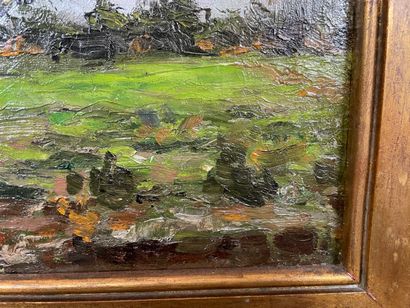 20th century school - Country landscape
Oil...