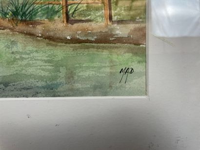 Michel Adam - House by the water
Watercolor...