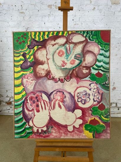 Marianne Dock - Stylized female composition,...