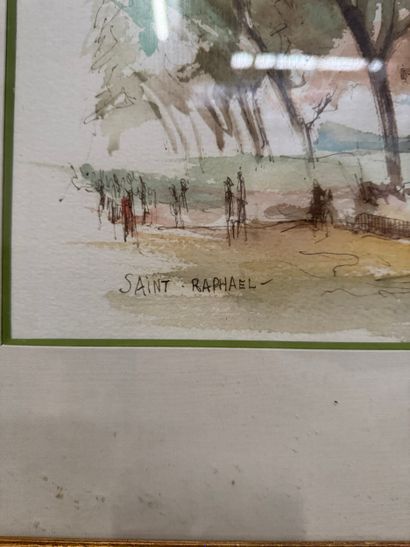 F. Lessart - Saint Raphaël (1984)
Watercolor...