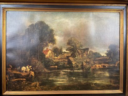 John Constable (1776-1837), after - The White...
