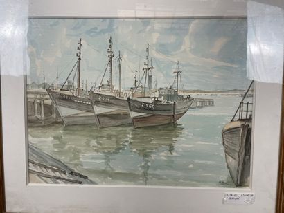 M. Meert - Marine
Watercolor depicting fishing...