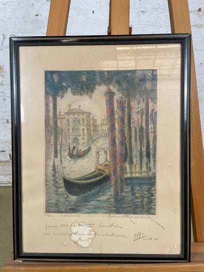 Fernand Rousseau (1892-1971) - In Venice
Color...