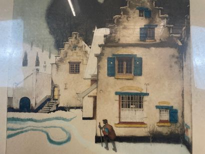 Maurice Langaskens (1884-1946) - On Spanish...