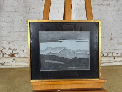 Gérard Laurer - Abstract mountain landscape...