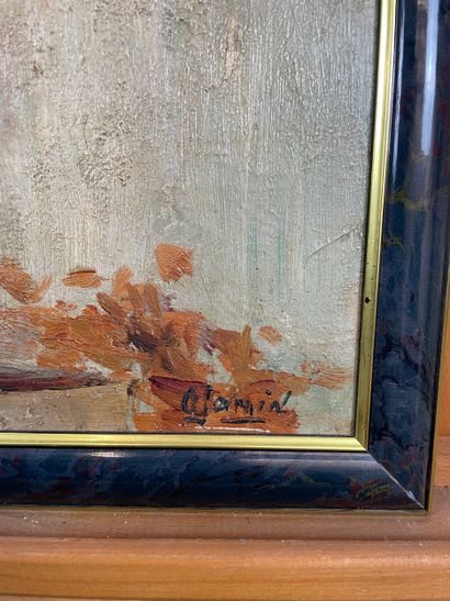 Alamin - Head on the Wall
Oil on panel depicting...