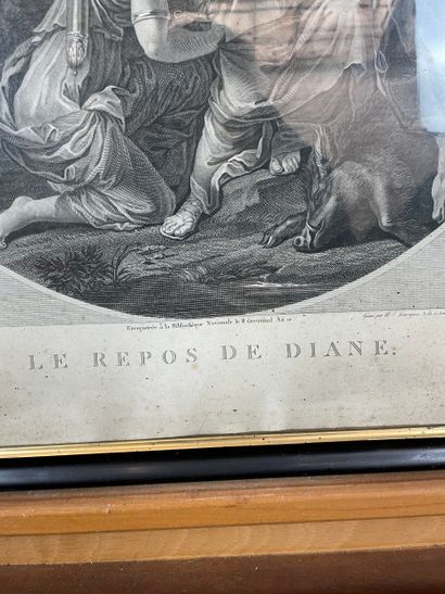 Christian Schenau (18th) - Diana's rest
Intaglio...