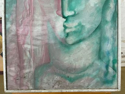 Marianne Dock - Green Face, 1972
Oil on canvas...