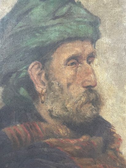 JR. Sindelens - Portrait of a man
Oil on...